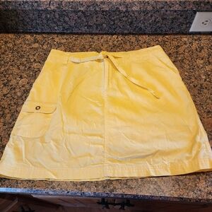Three Hearts Yellow Women's Skort, Size Lg